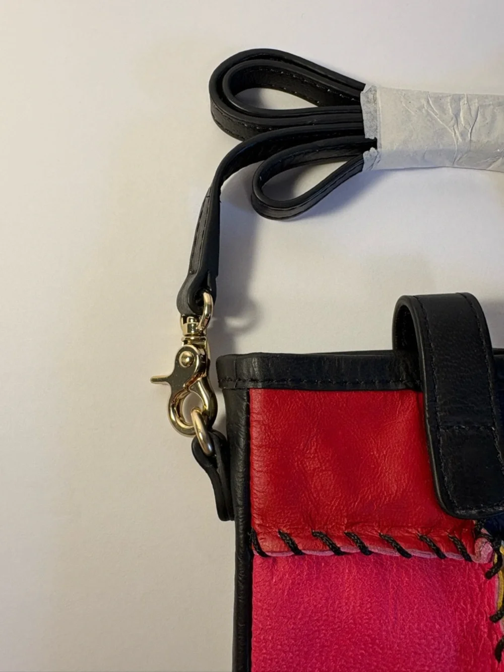 Clever Carriage Co NWT Patchwork Leather Crossbody